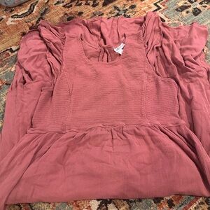 Motherhood Maternity Mauve Midi Dress